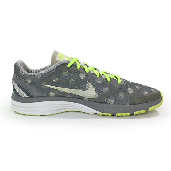 Nike Women's Dual Fusion Run Running Shoes Gray Polka Dot Sneakers Size 8.5 - Picture 3 of 9